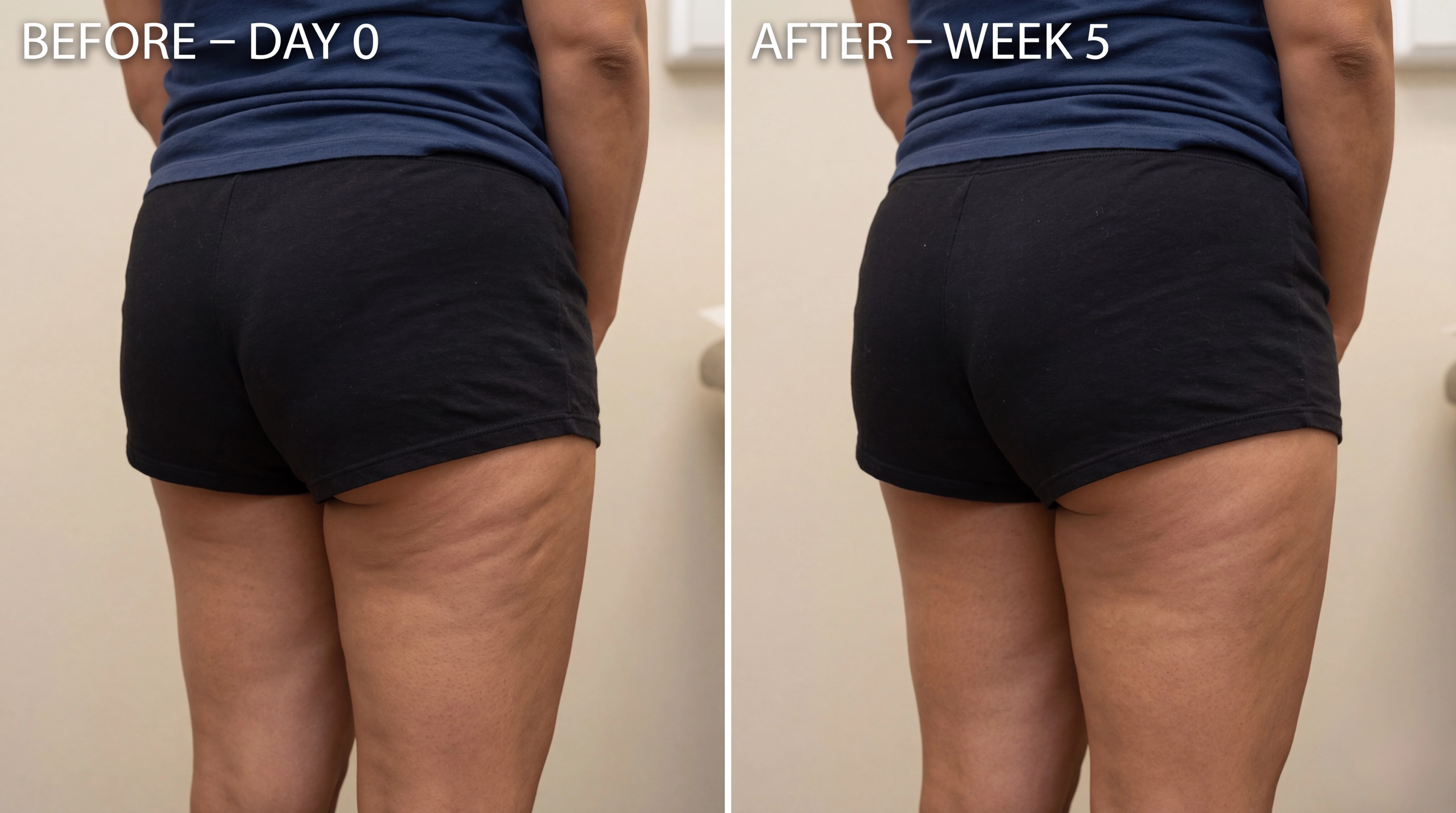 Client before and after