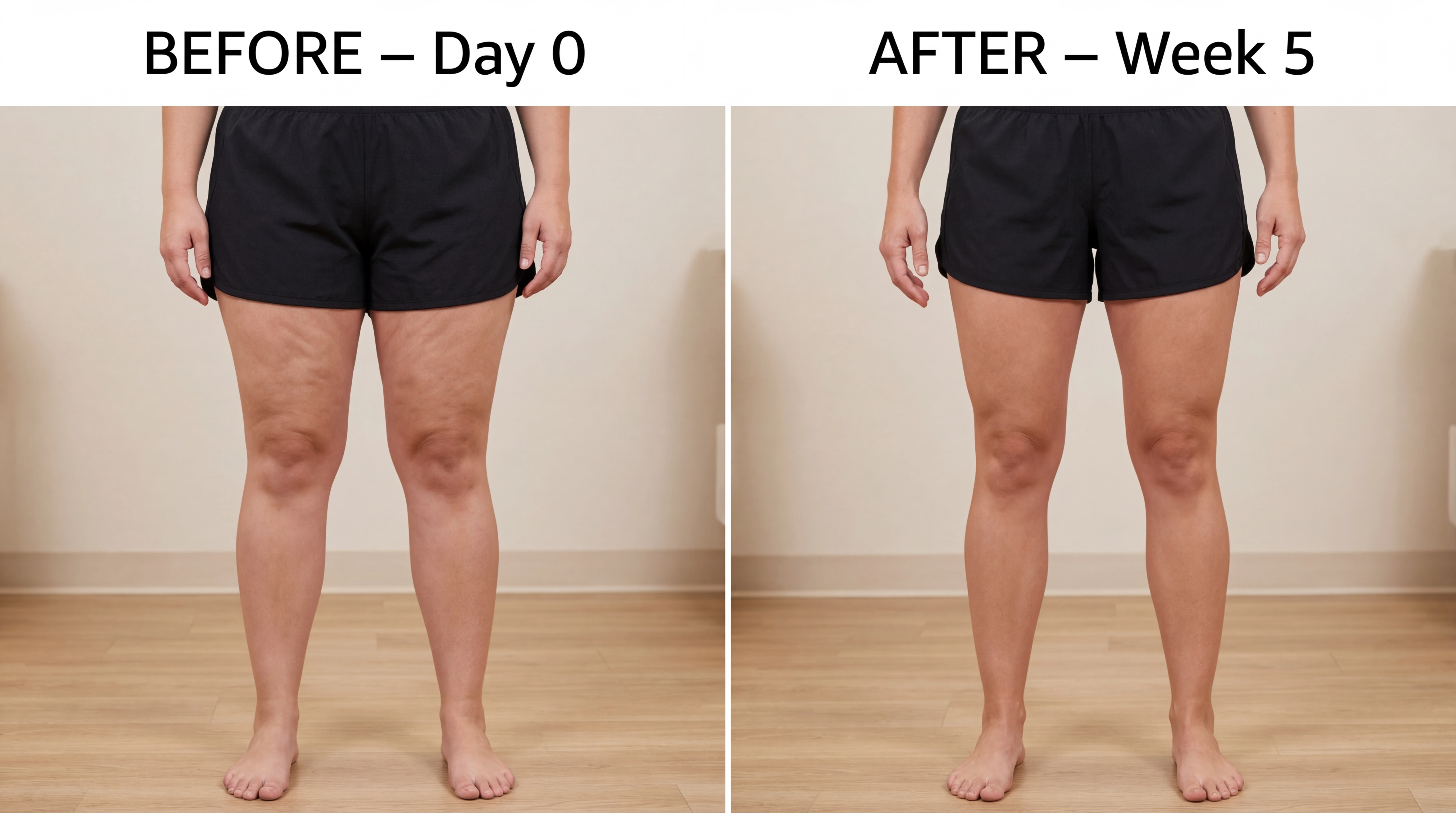 Client before and after